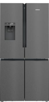 Siemens KF96DPXEA - iQ700, Kühl-Gefrier-Kombination, mehrtürig, 183 x 90.5 cm, Gebürsteter schwarzer Stahl AntiFingerprint